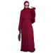 Women's Clothing Spring New Solid Color Long Sleeved Top Pleated Long Skirt Suit_ecoleips.com