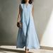 Women's Casual Sleeveless Dress Style Simple Versatile Spring Summer New_ecoleips.com