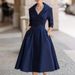 Women's Clothing Elegant Formal Long Sleeved Dress For Women Waist Defining Style For Formal & Casual For Women_ecoleips.com