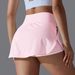 K New Cool Sunscreen Tennis Skirt With High Waist, Tight Fit And Slimming, Fake Two Piece Skirt Pants, Women's Back Waist Pocket, Sports Yoga Skirt_ecoleips.com