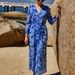 Women's Long Sleeved One Piece Swimsuit with Skirt European American Style Sports Cover up Quick Drying Summer Vacation Suit_ecoleips.com