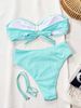 Women's Clothing Women's Sexy Slimming Push Up Solid Color European American Style Swimsuit Fashion Bikini_ecoleips.com