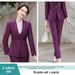 Elegant Women's Professional Suit Set With Blazer And Pants Or Dress For Office And Daily Wear Comfortable Stylish Workwear Outfit_ecoleips.com