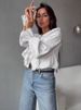 New Spring/Summer Women's Elegant Lace Layered Casual Shirt With French Lace Trim Long Sleeves_ecoleips.com