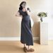 Autumn New Korean Fashion Lace Patchwork Shirt Two-Piece Maternity Dress_ecoleips.com