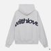 Unisex Casual Loose Hooded Sweatshirt Multi Color European American Style Minimalist Trendy Letter Print 2025 Versatile Women's Clothing_ecoleips.com