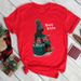 Fashionable Spring/Summer Merry Christmas Tree Santa Claus Simple Trendy Women's Plus Size T-Shirt_ecoleips.com