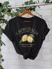 European And American Cross-border Foreign Trade Wholesale Clothing, Fruit Lemon Round-neck Plus-size Short-sleeve_ecoleips.com