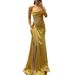 Women's Clothing Spring And Autumn New Party Satin Wrap Dress Ins Casual Fashion Splicing Dress_ecoleips.com