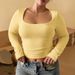 Women's Y2K Yoga-Style Long Sleeve T-Shirt & Tank Top Solid Color Trendy Casual Athletic Wear_ecoleips.com