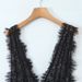 Summer Fashion Women's Casual Dress Deep V Neck Sequined Patchwork Lace European American Style Clothing For Ladies_ecoleips.com
