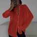 2025 Spring Summer New Sequin Top Turn-down Collar Long Sleeve Cardigan Basic Women's Shirt Jacket_ecoleips.com