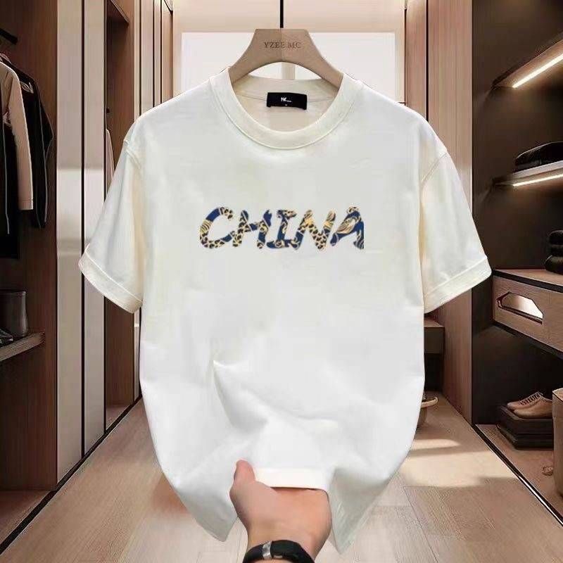 2025 summer loose men and women pullover 100% cotton short sleeve T-shirt_ecoleips.com