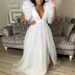 Women's Clothing Loose Large Swing Mesh Dress Commuting Large Size Dress_ecoleips.com