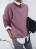 Women's Knitted Long Sleeved Pullover Sweater Jacket Autumn Winter American Style_ecoleips.com