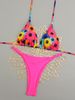 2025 Women's European American Style Split Triangle Bikini Sexy Brazilian Cross Border Swimwear for Beach Vacation_ecoleips.com