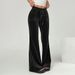 Voya 2026 Women's Simple Elegant Velvet Casual Pants Drawstring Slimming Drawstring Wide-leg Pants That Slim The Legs And Elongate The Legs
_ecoleips.com