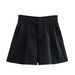 7656 Summer New Women's Fashion Suit Collar Slim Vest + Versatile Casual Shorts Set_ecoleips.com