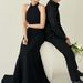 Women's Clothing Elegant Style Hepburn Evening Gown Halter Neck Backless Design Small Fishtail Train For Birthday Parties Ceremonies Emcees Party Wear_ecoleips.com