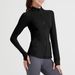 Women's Clothing Yoga Wear Jacket Nude Fitness Wear Stand Collar Long Sleeve Nude Sports Jacket Top_ecoleips.com