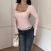 Women's Slim Fit Lace Long Sleeve T-Shirt Breathable Summer Top Sweet Spicy_ecoleips.com