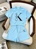 * letter printed shirt set top brand 2026 women's spring/summer new fashion street casual shirt+pants two piece set_ecoleips.com