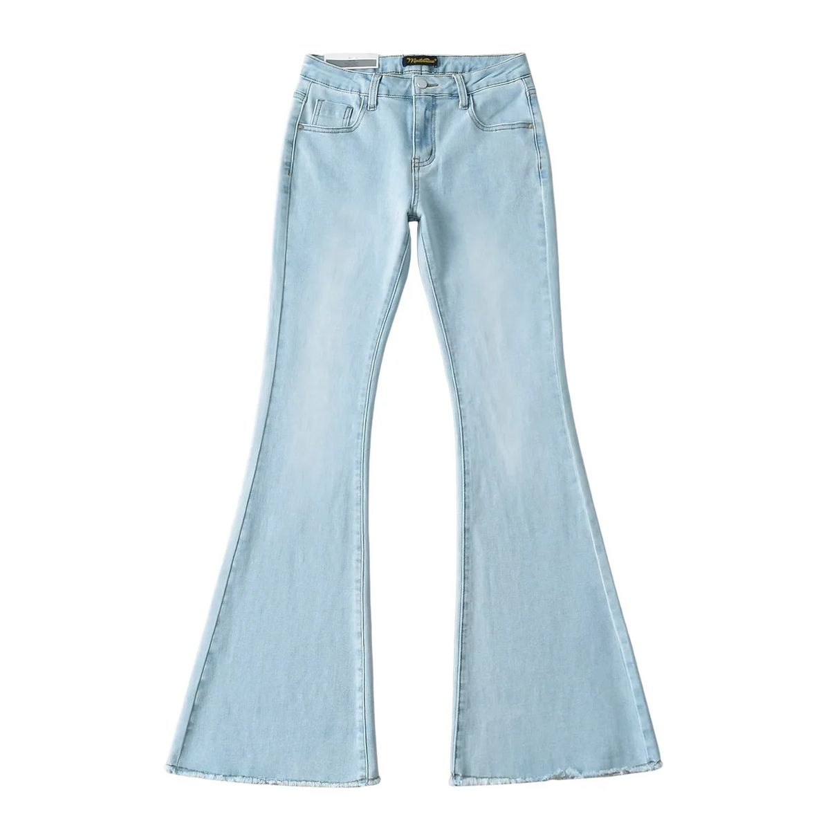 Women's Clothing Summer New Slightly Spicy Washed Raw Edge Jeans For Women Hot Girls Low Waist Long Legs Slim Trousers_ecoleips.com