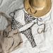 Women's Clothing Leopard Print Beach Bikini Halter Neck Backless Summer Beach Bikini_ecoleips.com