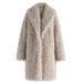 Women's Clothing Faux Wool Coat – Stylish Long Sleeve Outerwear In 5 Colors (Gray/Black/Beige/Rust/Khaki, XS-XL)_ecoleips.com