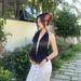 Women's Sexy Solid Color Backless Strapless Hollow out Slim Top Halter Neck Fashionable Summer New Arrivals European American Style_ecoleips.com