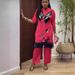 Women's Clothing Pleated Print Black Butterfly Animal Flower Print Top Wide Leg Straight Pants_ecoleips.com