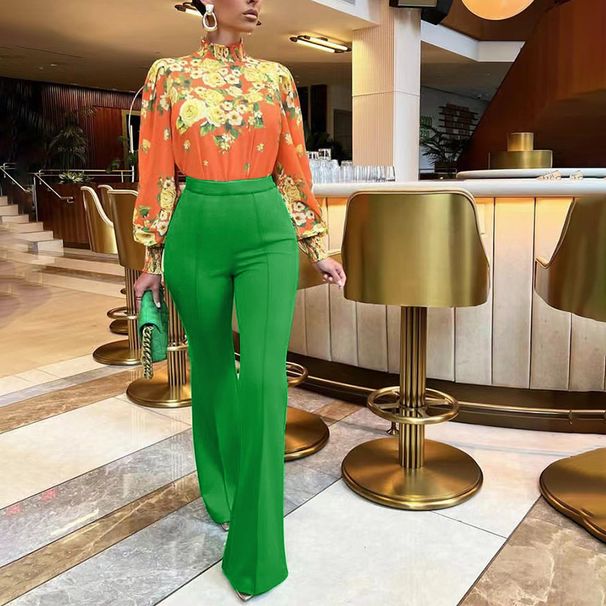 Women's Clothing Casual Wide Leg Pants Flared Trousers For Women Stylish Versatile Fashionable Bottoms For Formal & Casual For Women_ecoleips.com
