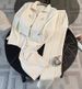 Women's Clothing New Leisure Age Reducing Net Celebrity Sweater Wide Leg Pants Two Piece Suit_ecoleips.com