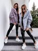 Women’s Diamond Quilted Puffer Jacket – Stylish Short Coat With Zip Closure (Gray, Coffee, Pink, Black, XS-XXXL)_ecoleips.com