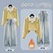 Retro Fleece-Lined Two-Piece Outfit – Oversized Pullover Hoodie With Drawstring Waist Jeans (S-2XL, 7 Color Combos, Unisex Vintage Streetwear)_ecoleips.com