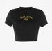 Women's Y2K Summer Short American Hot Girl Style Crop Top Crew Neck Pullover T-Shirt_ecoleips.com