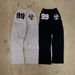 Harajuku Style High Waist Wide Leg Pants Y2K Trend Sports Casual Hip Hop Letter Print for Men And Women_ecoleips.com