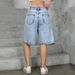 High Waisted Women's Denim Shorts Loose Fit Hip Covering Slimming American Retro Wide Leg Summer Style_ecoleips.com