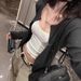 Korean Style Lazy Stand Collar Cardigan Sweater For Women, New Autumn Winter High-end Loose Soft Knitted Top Coat_ecoleips.com