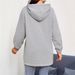 Women’s Half-Zip Fleece Sweatshirt – Oversized Pullover (Greyish/Dark Gray, XS-XXL)_ecoleips.com
