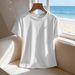 Women's Clothing Women's Casual Round Neck Short Sleeve T-Shirt Multi-Color Style Simple Stylish Sports Top Solid Color Loose Fit_ecoleips.com