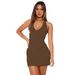 Cross-border Y2K High-end Slim-fit Halter Neck Sleevel European And American Style Waist-cinching Sexy Mini_ecoleips.com