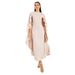 Women's Clothing Large Swing Sleeves Women's Clothing Splicing Sexy Slim Evening Dress Dress_ecoleips.com