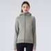 New Autumn/Winter Hooded Thick Slim Fit Yoga Sweatshirt, Warm Solid Color Long Sleeved Jacket With Pockets For Women_ecoleips.com