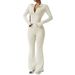 Xiyin High End Yoga Suit for Women Tight Fitting Long Sleeved Sportswear Set without Embarrassing Seams Sexy Design_ecoleips.com