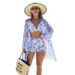 Women's Clothing Three Piece Women's Swimsuit Multi Color High End Printed Swimsuit_ecoleips.com