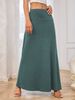 Summer New Women's Knitted Solid Color Skirt Fashion Clothing_ecoleips.com