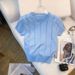 Women's Clothing Real Shot Of New Summer Design Thin Slim Round Neck T Shirt Short Sleeve Ice Silk Knitted_ecoleips.com