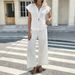 Women's Clothing Elegant Simple Loose Fitting Solid Color Top Set For Women Style Spring Summer For Formal & Casual_ecoleips.com