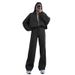 Women's Clothing Women's Autumn And Winter Suits New Fashion Solid Color Casual Loose Street Sports Sweater Suits For Women_ecoleips.com